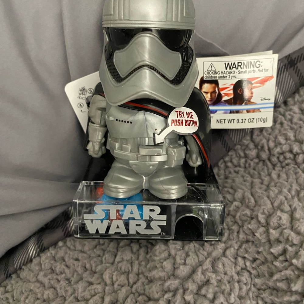 Star Wars storm trooper candy dispenser.